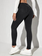 Slant Pockets Skinny Jeans